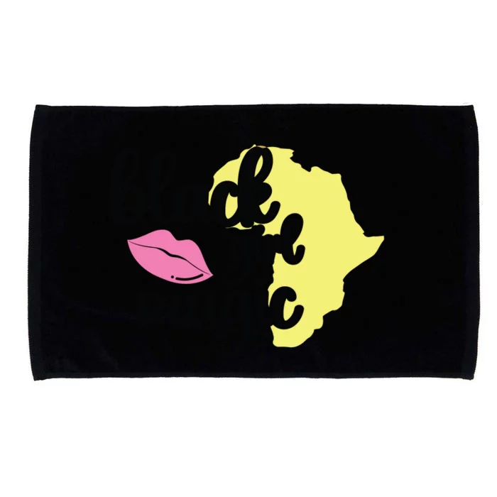 Black Girl Magic For Black History Month Gift Microfiber Hand Towel