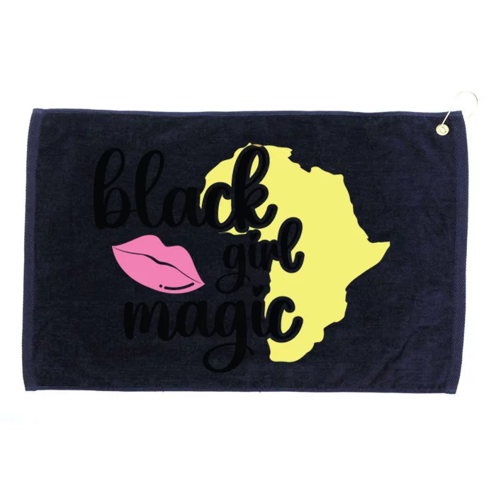 Black Girl Magic For Black History Month Gift Grommeted Golf Towel