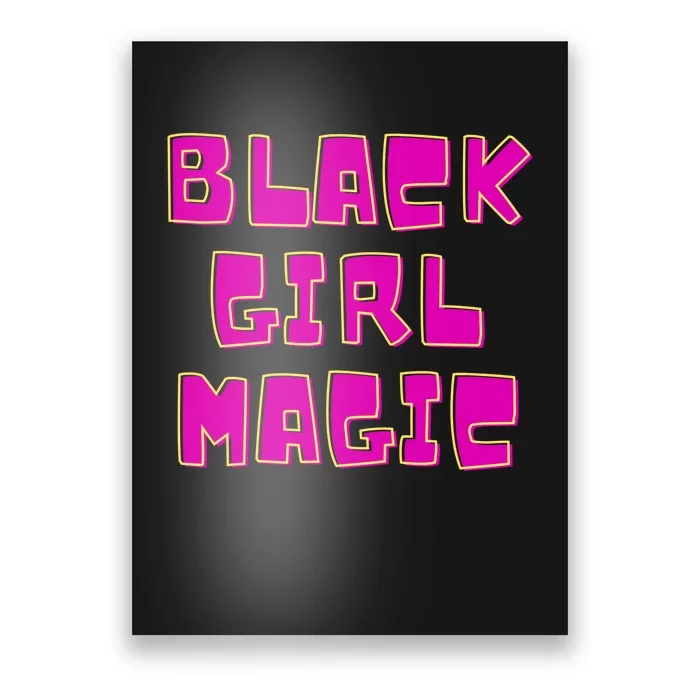 Black Girl Magic Retro Poster