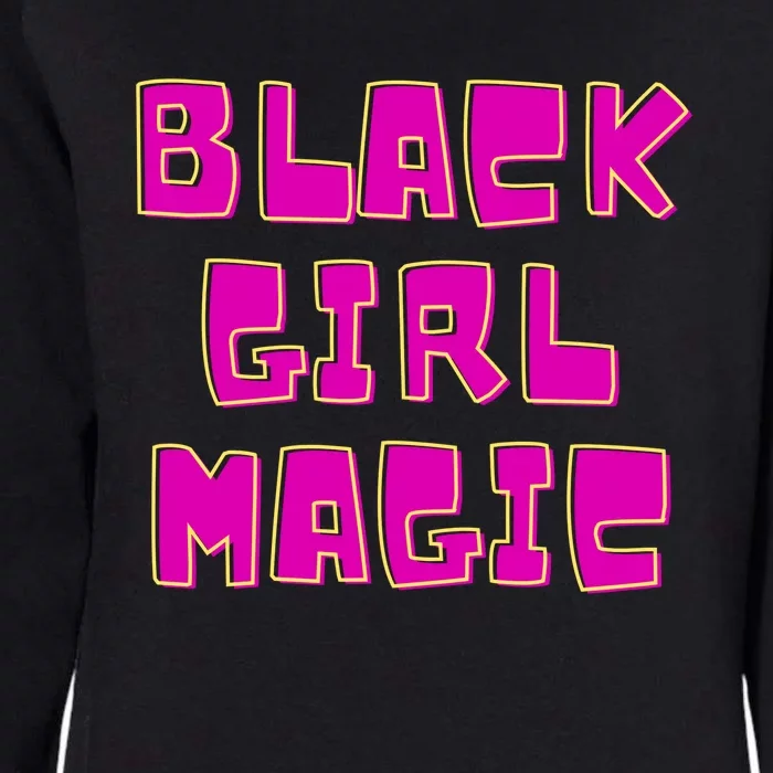 Black Girl Magic Retro Womens California Wash Sweatshirt