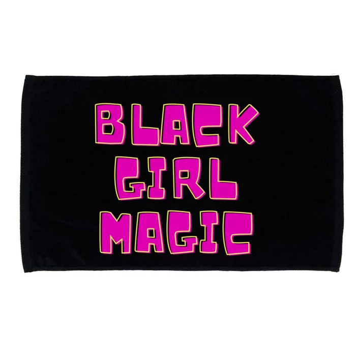 Black Girl Magic Retro Microfiber Hand Towel