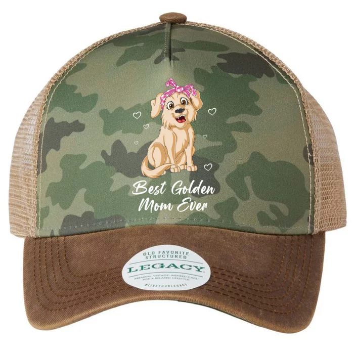 Best Golden Mom Ever Legacy Tie Dye Trucker Hat