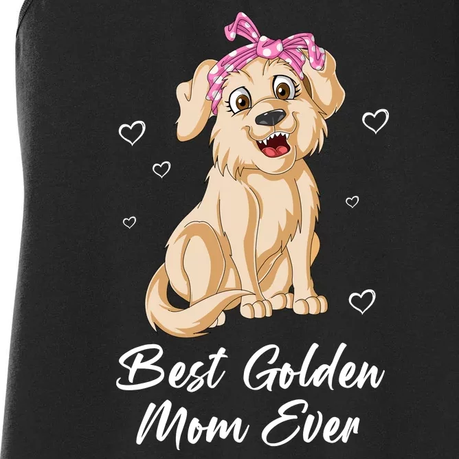 Best Golden Mom Ever Women's Racerback Tank