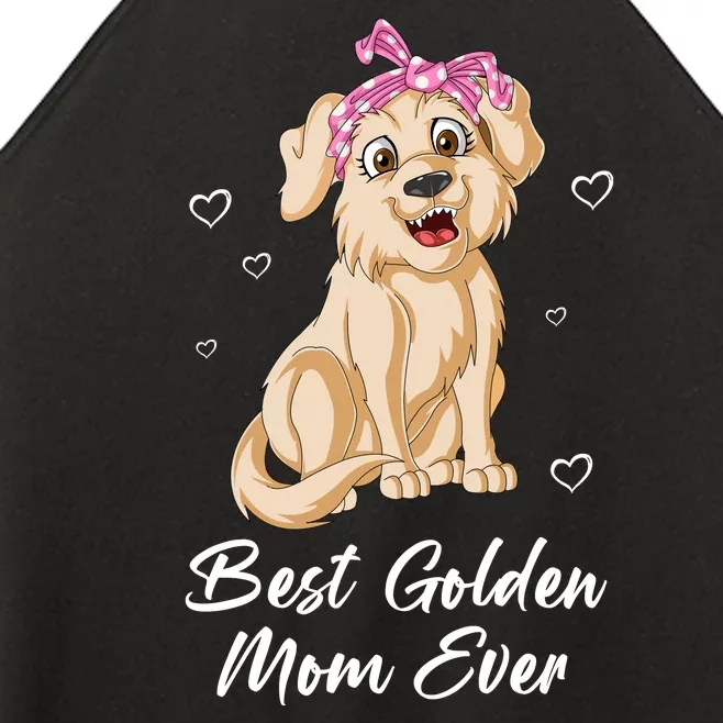 Best Golden Mom Ever Women’s Perfect Tri Rocker Tank