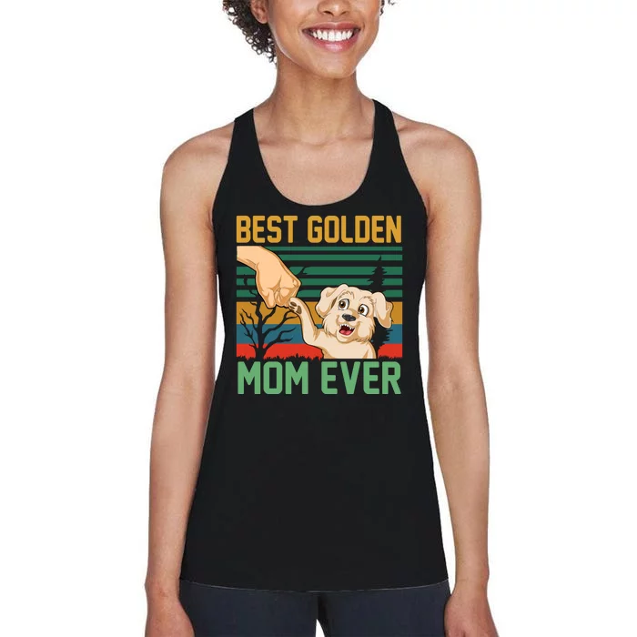 Best Golden Mom Ever Women's Racerback Tank