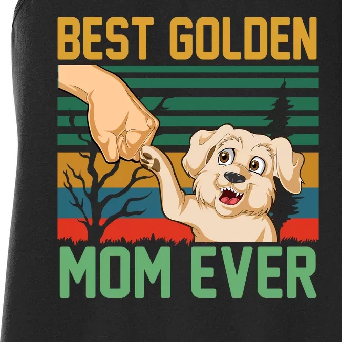 Best Golden Mom Ever Women's Racerback Tank