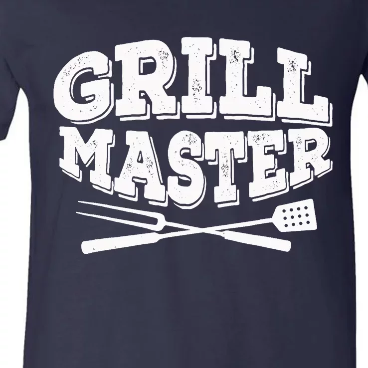 Barbecue Grill Master Grilling BBQ Smoker Party V-Neck T-Shirt