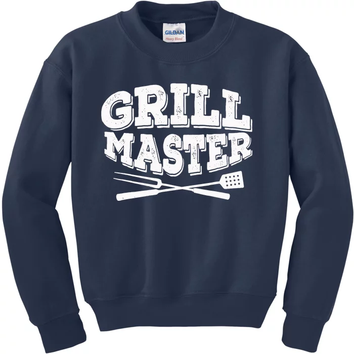 Barbecue Grill Master Grilling BBQ Smoker Party Kids Sweatshirt