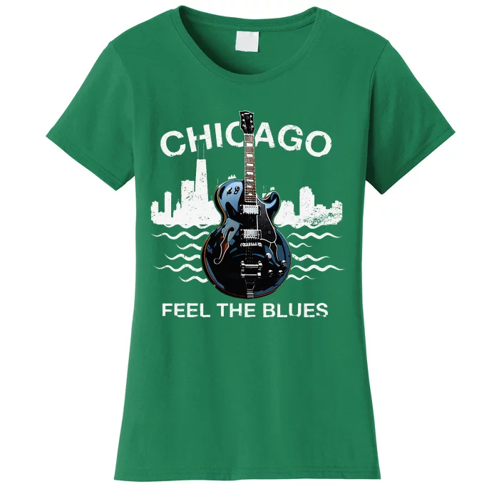 Blues Guitar Musicians Blues Music Women's T-Shirt