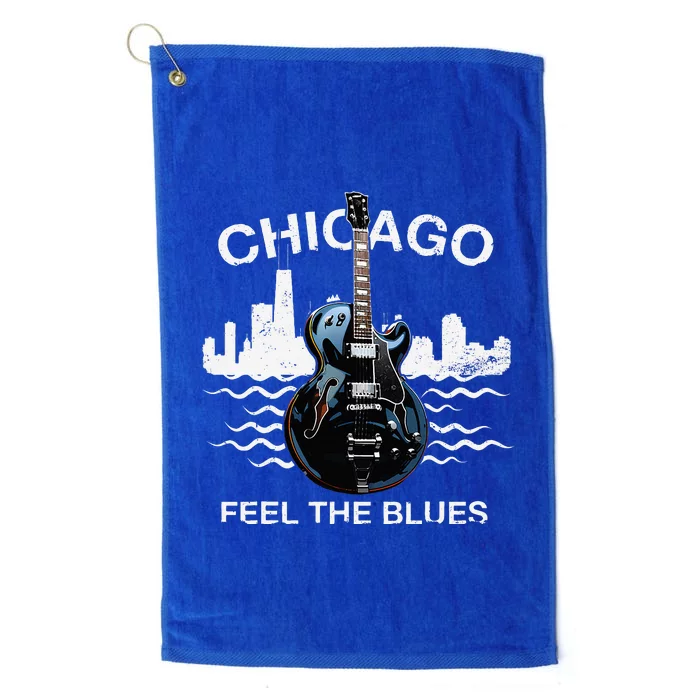 Blues Guitar Musicians Blues Music Platinum Collection Golf Towel