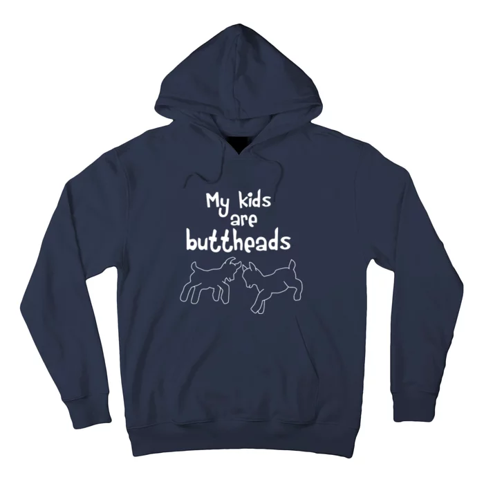 Buttheads Goat Mom Lady Lover Farmer Hoodie