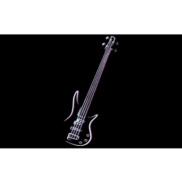 Bass Guitar Musical Instrument Bass Player Bumper Sticker