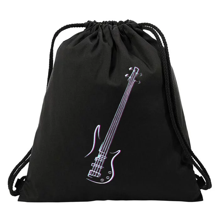 Bass Guitar Musical Instrument Bass Player Drawstring Bag