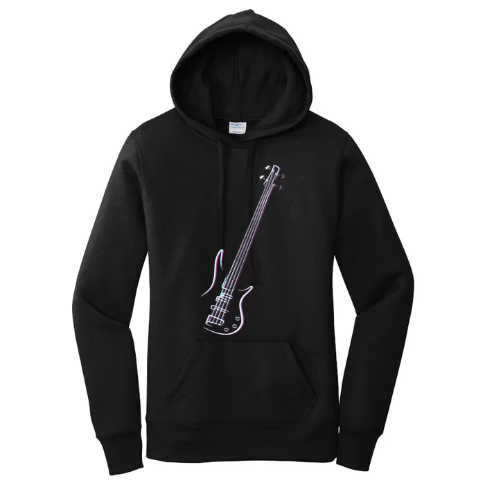 Bass Guitar Musical Instrument Bass Player Women's Pullover Hoodie