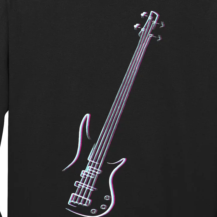 Bass Guitar Musical Instrument Bass Player Tall Long Sleeve T-Shirt