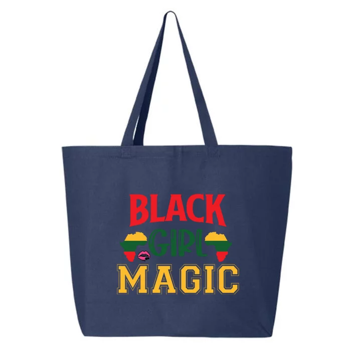 Black Girl Magic African American Melanin Gift 25L Jumbo Tote