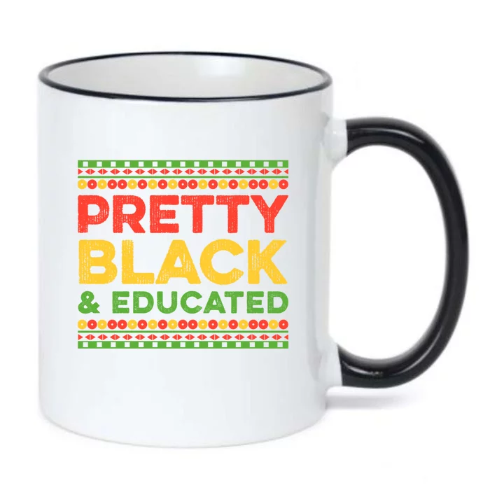 Black Graduation Melanin Queen Degree Pretty Black Educated Gift Black Color Changing Mug