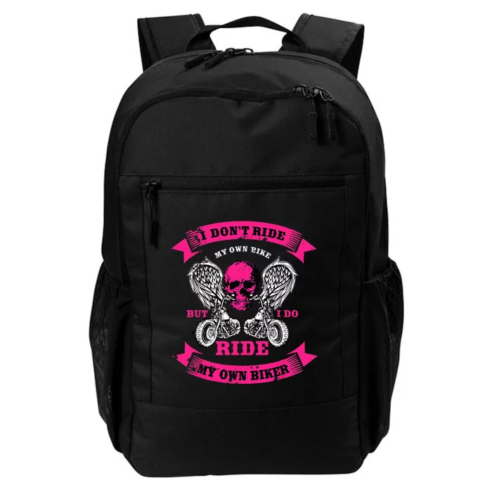 Biker Gear Motorcycle Gifts Biker Chick I Ride My Biker Daily Commute Backpack