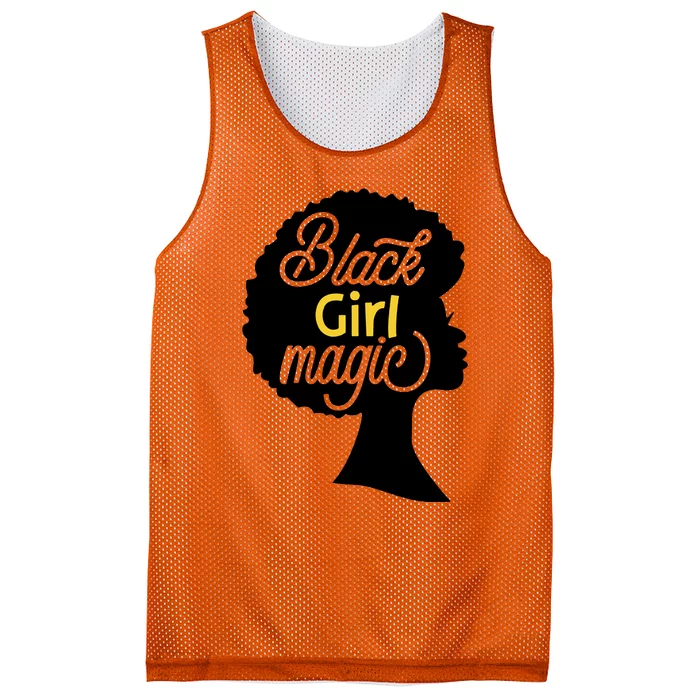 Black Girl Magic Mesh Reversible Basketball Jersey Tank