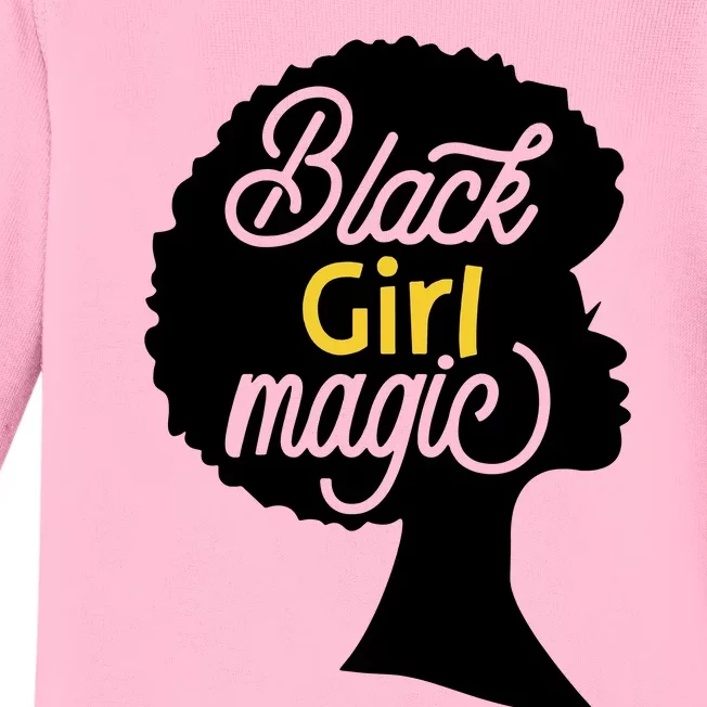 Black Girl Magic Baby Long Sleeve Bodysuit