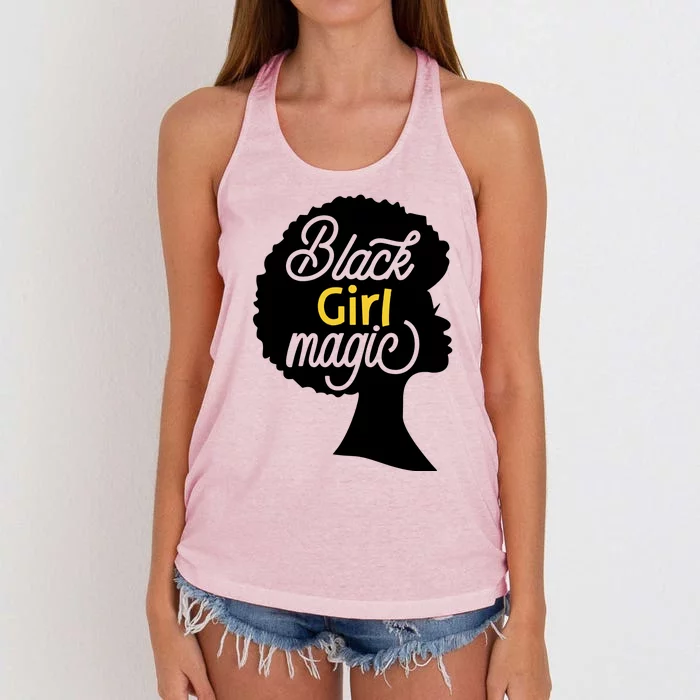 Black Girl Magic Women's Knotted Racerback Tank