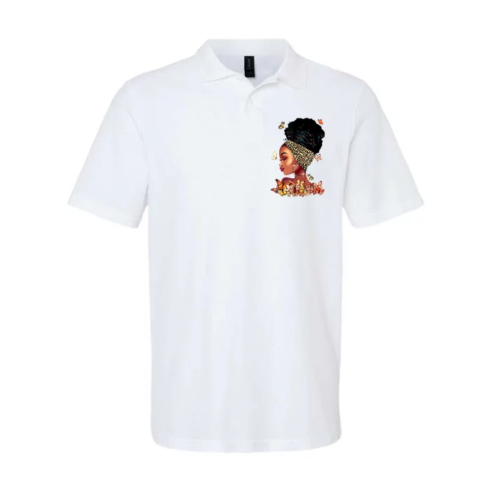 Black Girl Magic Afro Melanin Queen African American Women Softstyle Adult Sport Polo