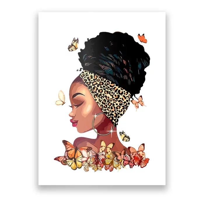 Black Girl Magic Afro Melanin Queen African American Women Poster