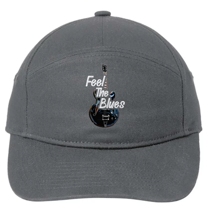 Blues Guitar Musicians Blues Music 7-Panel Snapback Hat