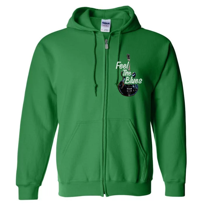 Blues Guitar Musicians Blues Music Full Zip Hoodie