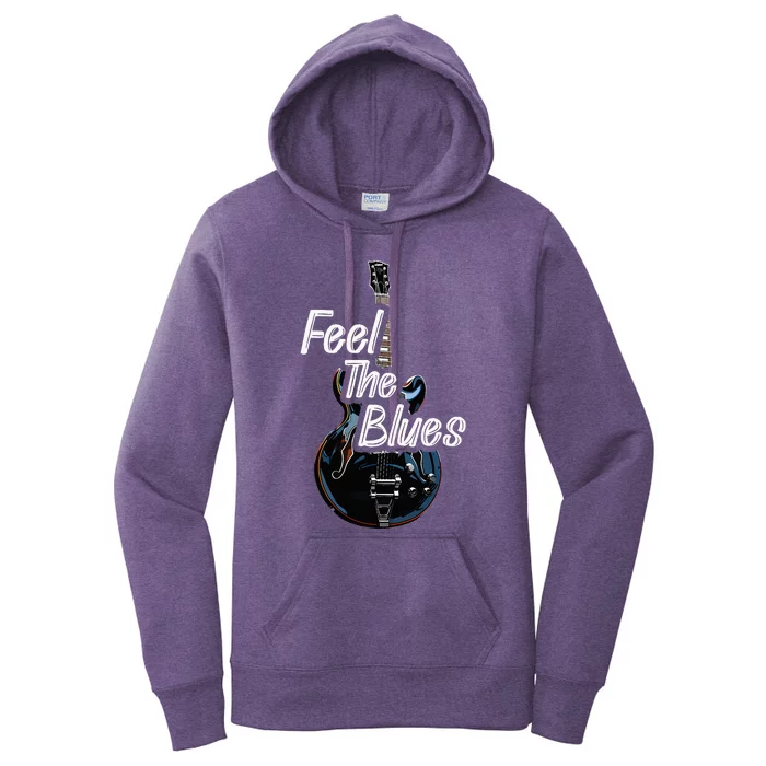 Blues Guitar Musicians Blues Music Women's Pullover Hoodie