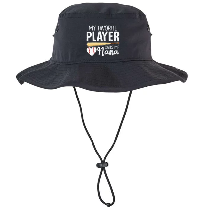 Baseball Grandma My Favorite Player Calls Me Nana Baseball Legacy Cool Fit Booney Bucket Hat