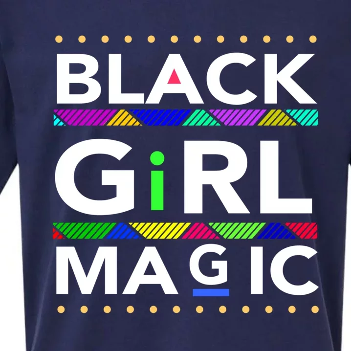 Black Girl Magic Melanin Black Queen Meaningful Gift Sueded Cloud Jersey T-Shirt