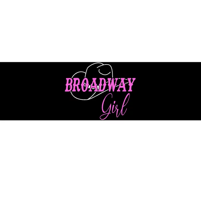 Broadway Girl Merch Outfit Bumper Sticker