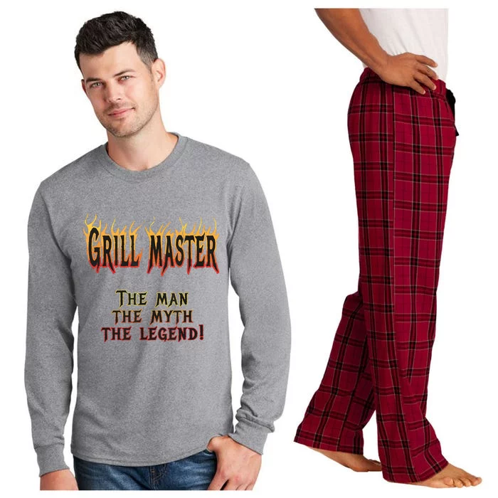 BBQ Grill Masters Meat Smokers Barbecue Chef Long Sleeve Pajama Set