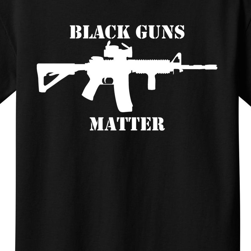 Black Guns Matter Kids T-Shirt