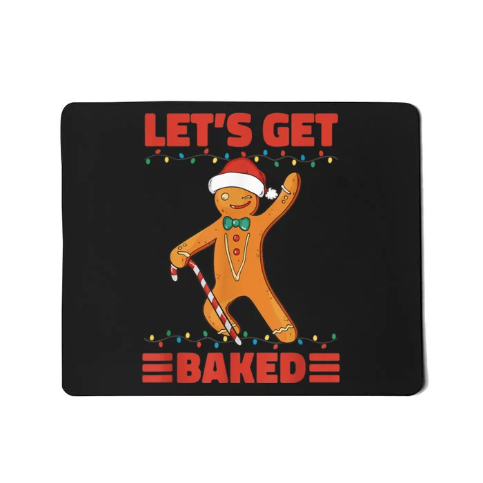 Baked Gingerbread Man Inappropriate Christmas Mousepad