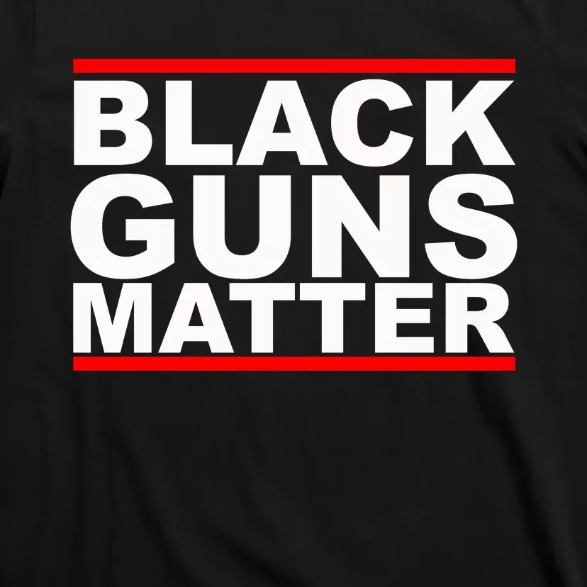 Black Guns Matter Gift For Gun Owner T-Shirt