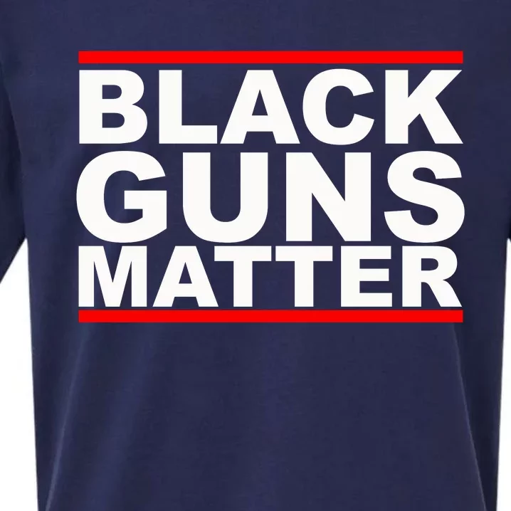 Black Guns Matter Gift For Gun Owner Sueded Cloud Jersey T-Shirt