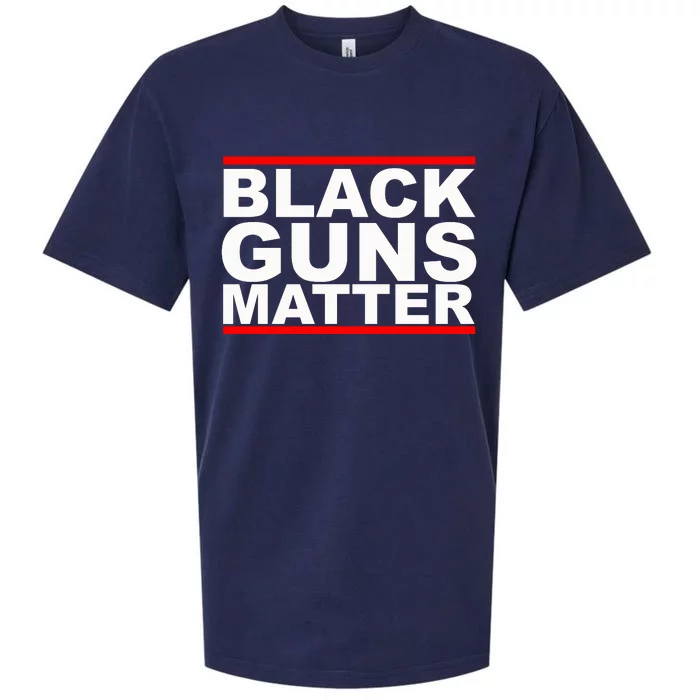 Black Guns Matter Gift For Gun Owner Sueded Cloud Jersey T-Shirt