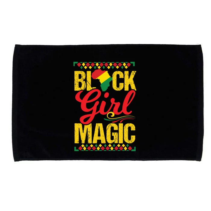 Black Girl Magic African American Melanin Gifts Microfiber Hand Towel