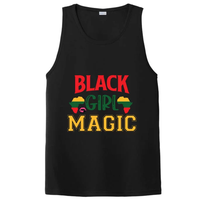 Black Girl Magic For Black History Month Gift Performance Tank