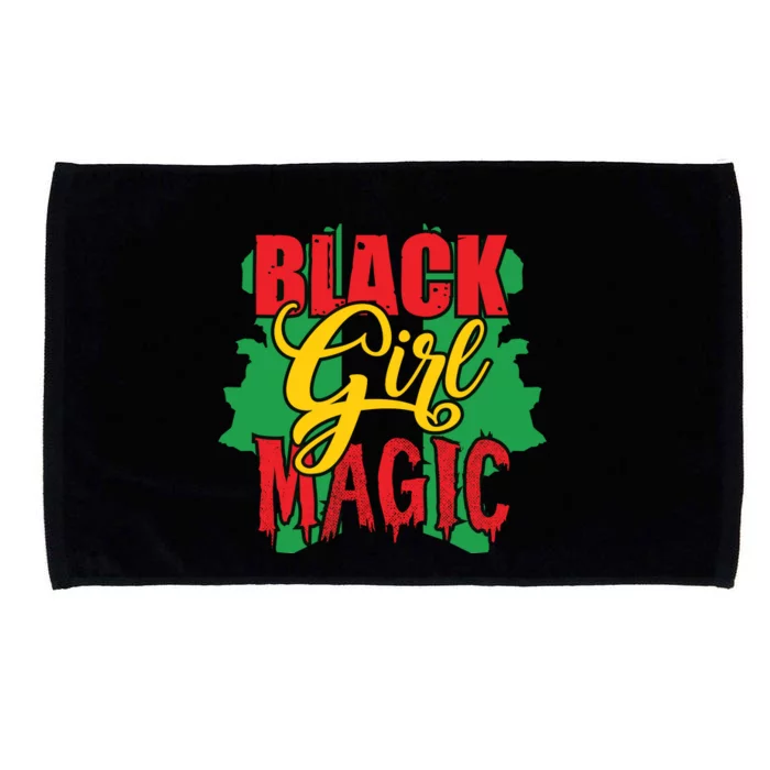 Black Girl Magic African American Melanin Gifts Microfiber Hand Towel