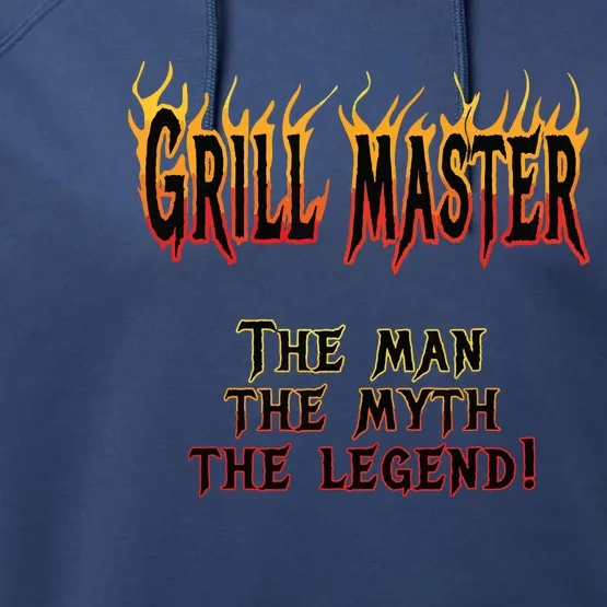 BBQ Grill Masters & Meat Smokers | Barbecue Chef Performance Fleece Hoodie