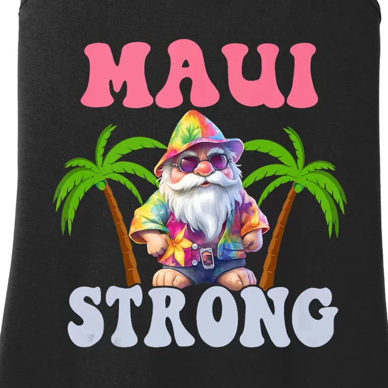 Beach Gnome Maui Hawaii Strong Ladies Essential Tank