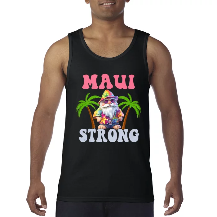 Beach Gnome Maui Hawaii Strong Tank Top