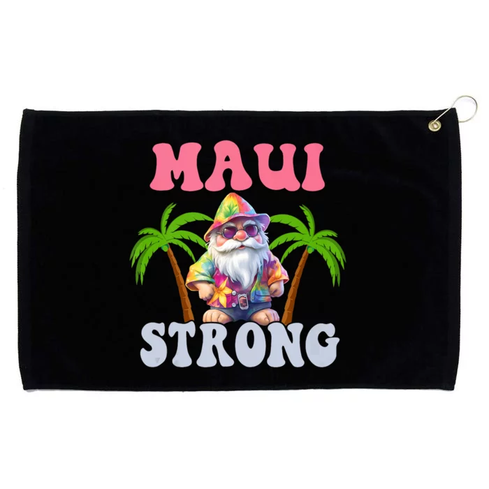 Beach Gnome Maui Hawaii Strong Grommeted Golf Towel