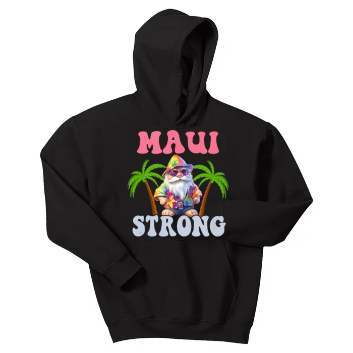 Beach Gnome Maui Hawaii Strong Kids Hoodie