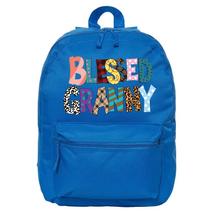 Blessed Granny Mothers Day Great Gift 16 in Basic Backpack