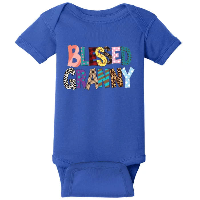 Blessed Granny Mothers Day Great Gift Baby Bodysuit