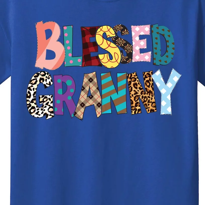 Blessed Granny Mothers Day Great Gift Kids T-Shirt